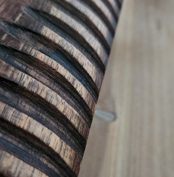 🌍 Rustic Brown Wooden Tray – Handcrafted in India 3-Compartment Organizer cute - Picture 13 of 16